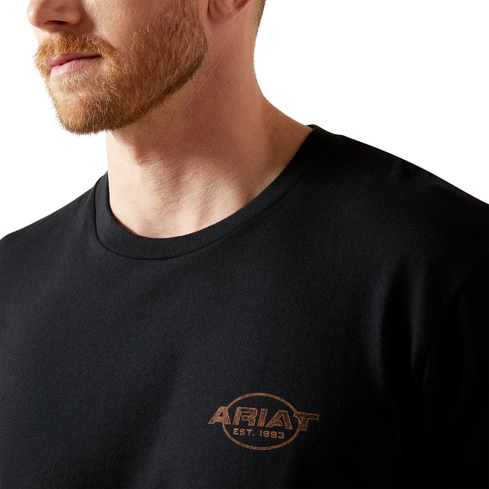 Ariat Men's Black Maximal Collage Tee Shirt