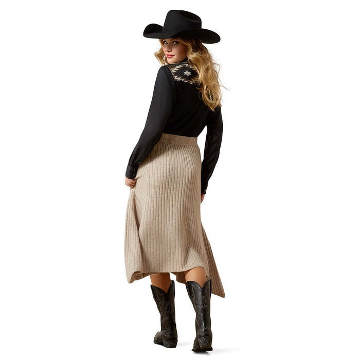 Ariat Women's Juno Oatmeal Sweater Skirt