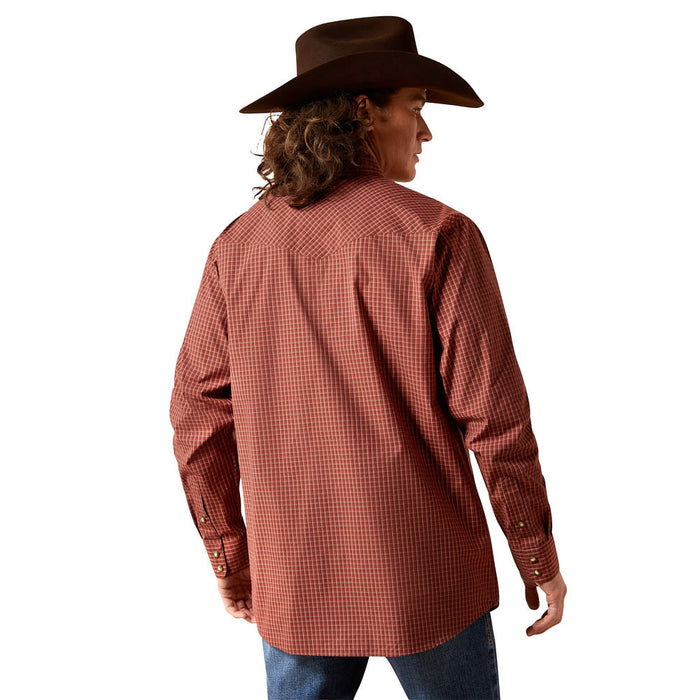 Ariat Men's Red Plaid Pro Series Fabian Shirt