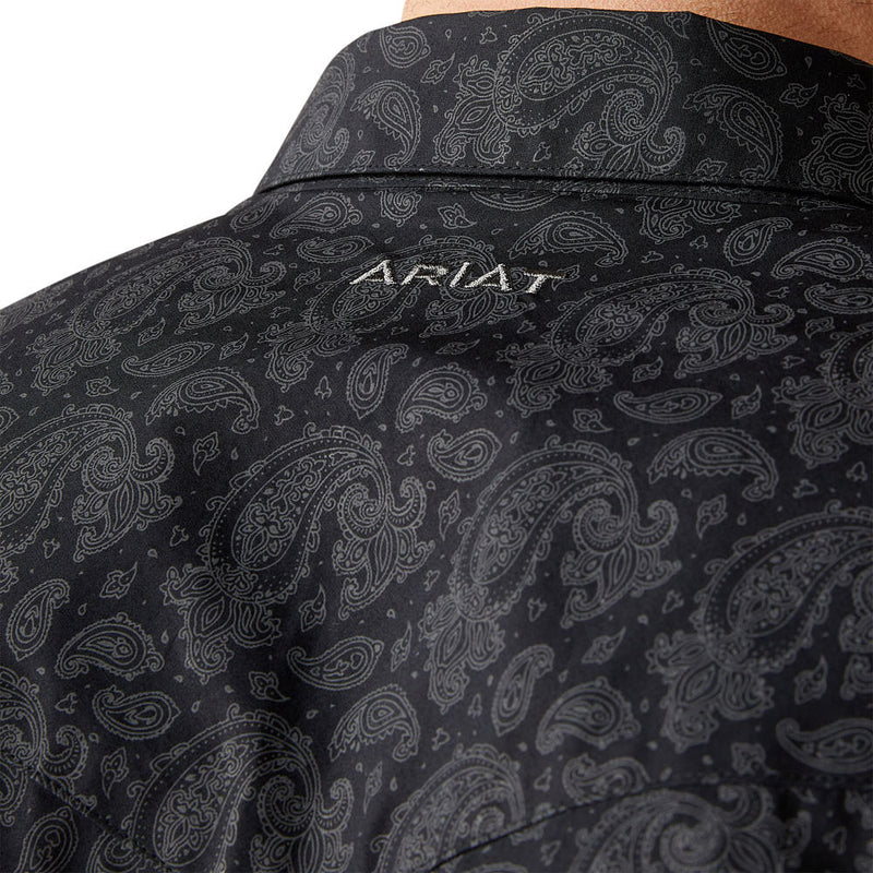 Ariat Men's Finnigan Solid Black Shirt