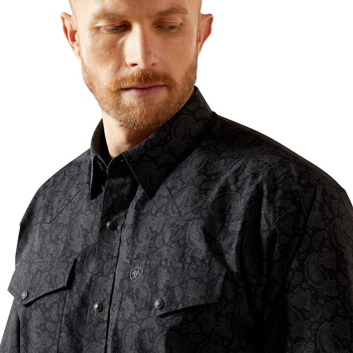 Ariat Men's Finnigan Solid Black Shirt