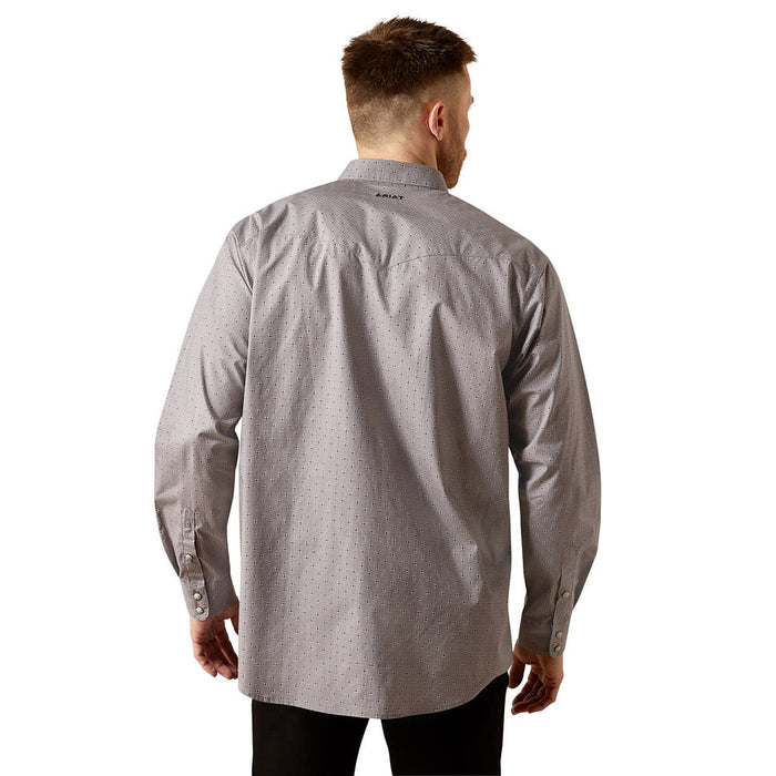 Ariat Men's Grey Printed Fred Shirt