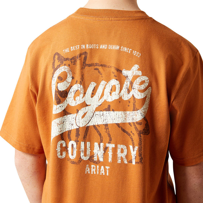 Ariat Boy's Adobe Coyote Country Tee Shirt