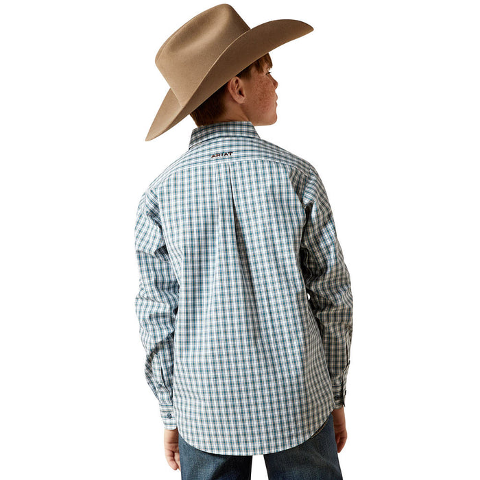 Ariat Boy's Dark Teal Pro Series Townes Shirt