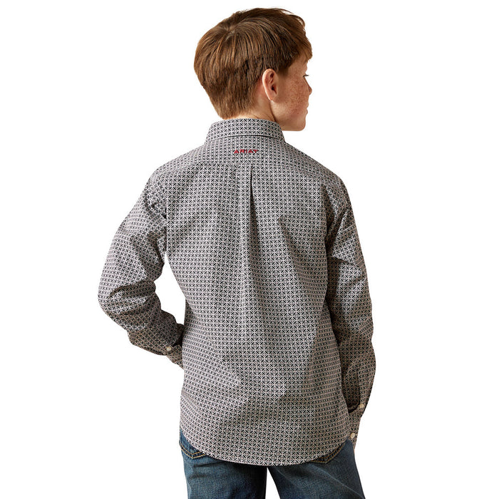 Ariat Boy's Tobias Black Shirt