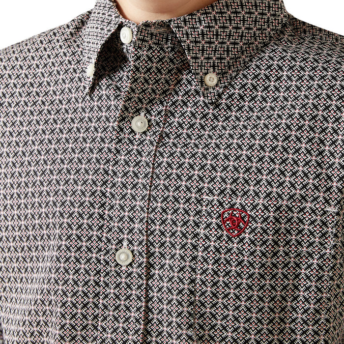Ariat Boy's Tobias Black Shirt