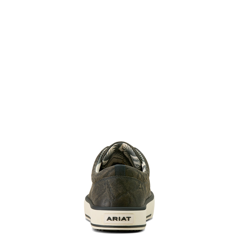 Ariat Men's Sawyer Charcoal Elephant Print Casual Shoe