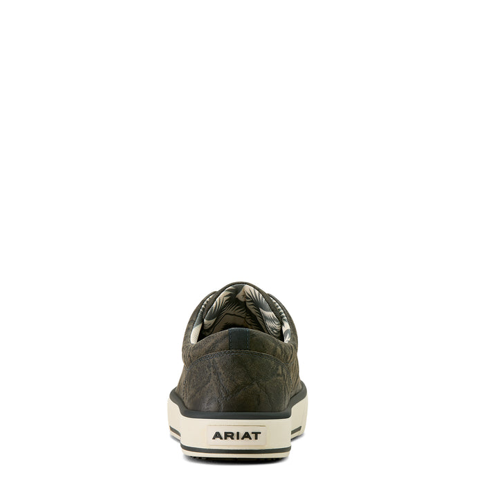 Ariat Men's Sawyer Charcoal Elephant Print Casual Shoe