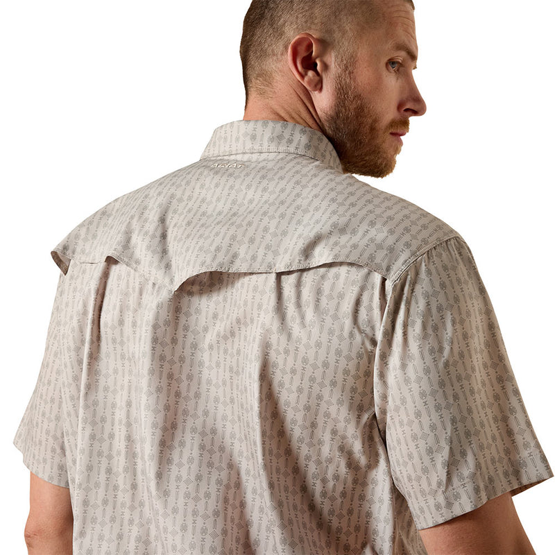Ariat Men's Island Fossil Print VentTek Outbound Shirt
