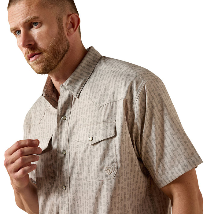 Ariat Men's Island Fossil Print VentTek Outbound Shirt