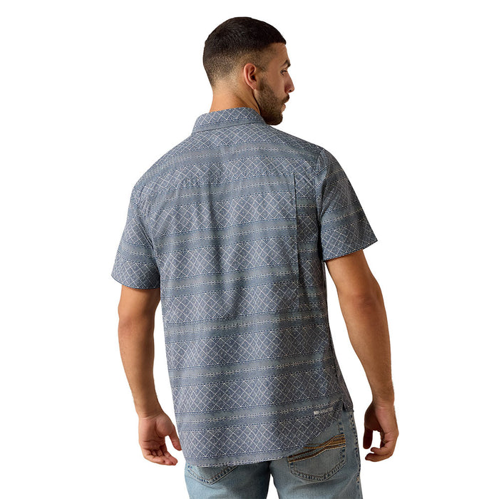 Ariat Men's Dark Denim Printed VentTek Shirt