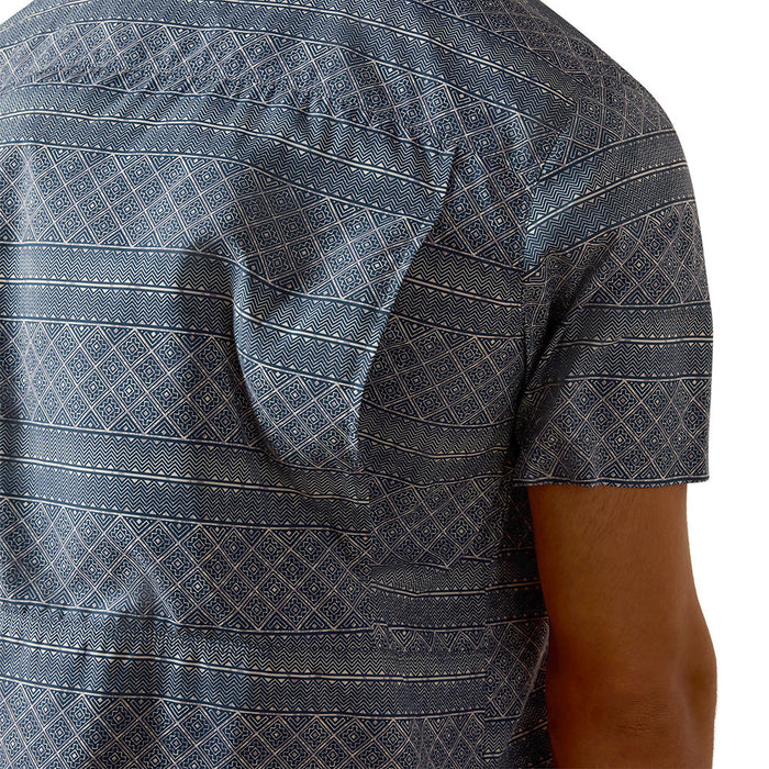 Ariat Men's Dark Denim Printed VentTek Shirt