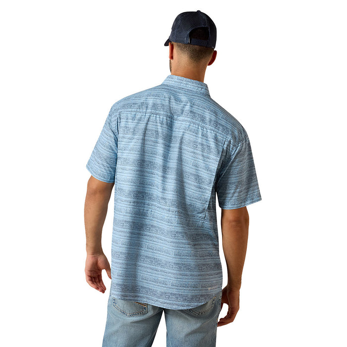 Ariat Men's Blissful Blue Printed VentTek Shirt