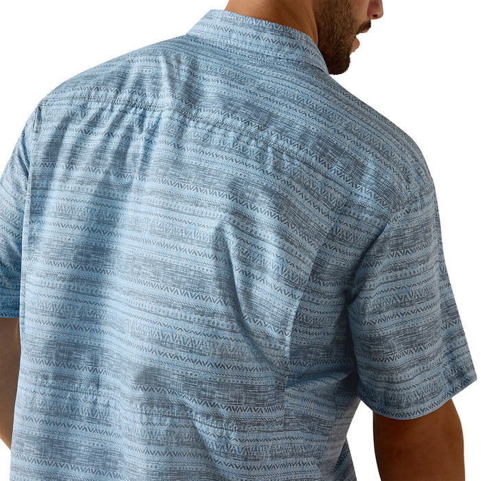 Ariat Men's Blissful Blue Printed VentTek Shirt