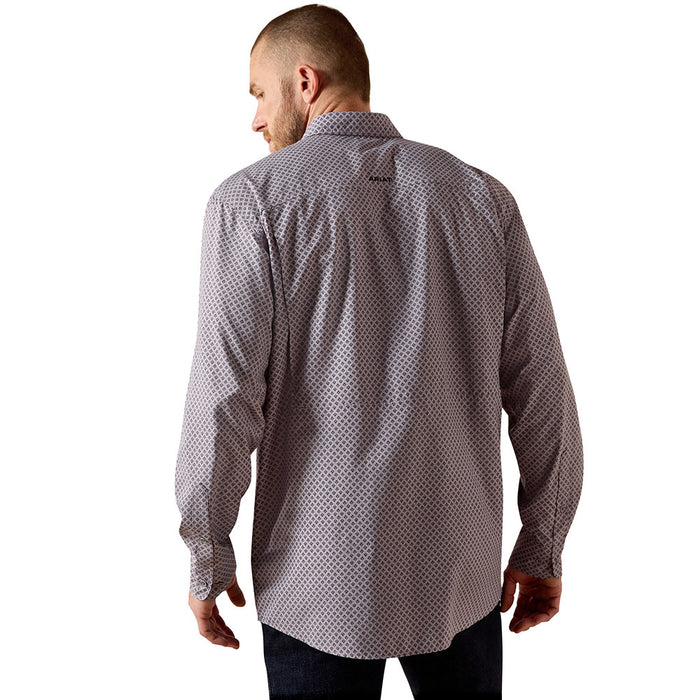 Ariat Men's Grey Print Outbound VentTek Shirt