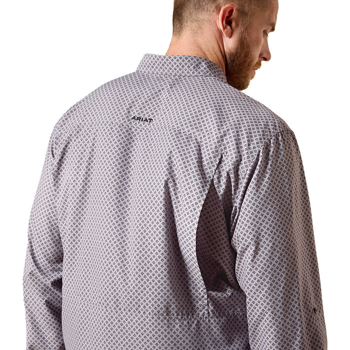 Ariat Men's Grey Print Outbound VentTek Shirt