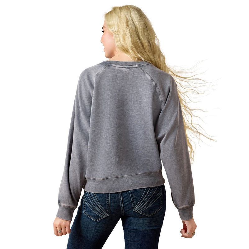 Ariat Women's Vintage Ombre Blue Sweatshirt