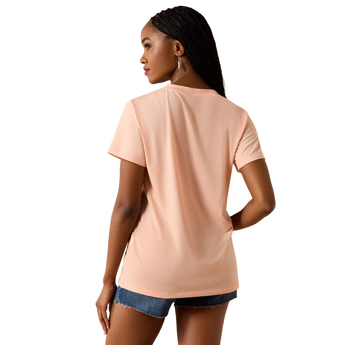 Ariat Women's Peach Amber Compass Tee Shirt