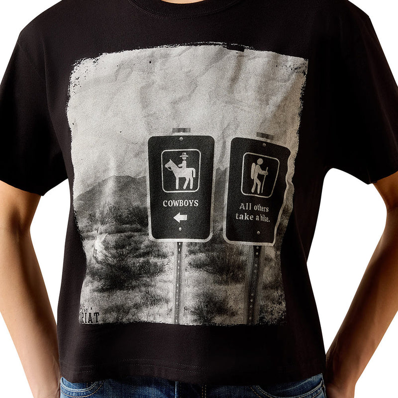 Ariat Women's Black Take A Hike Tee Shirt