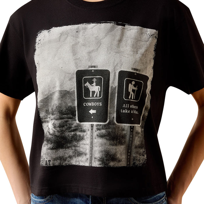 Ariat Women's Black Take A Hike Tee Shirt
