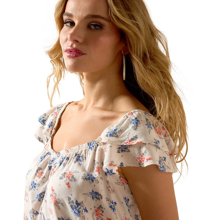 Ariat Women's Floral Print Lynn Top