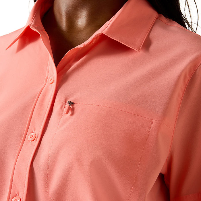 Ariat Women's Shell Pink VentTek Shirt