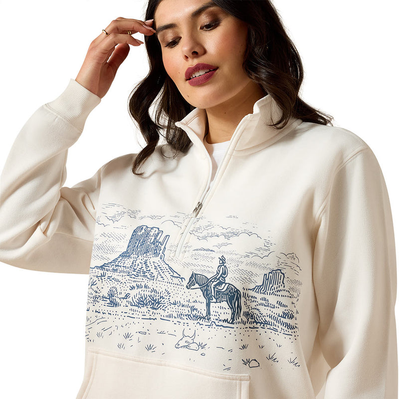 Ariat Women's Sea Salt Desert Scene Sweatshirt