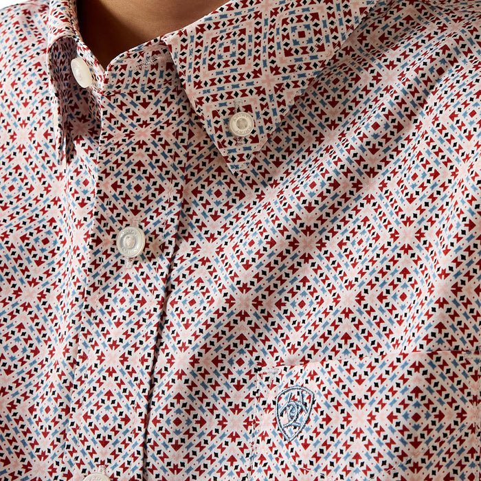 Ariat Boy's Southwest Geometric Print Jayson Shirt
