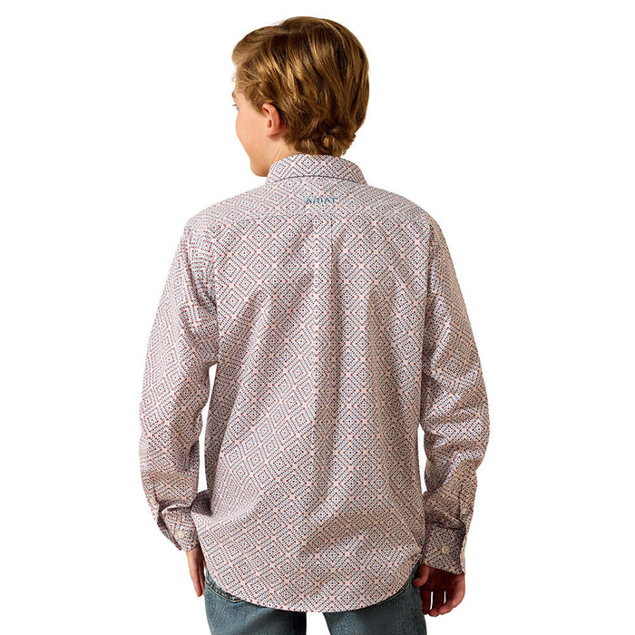Ariat Boy's Southwest Geometric Print Jayson Shirt