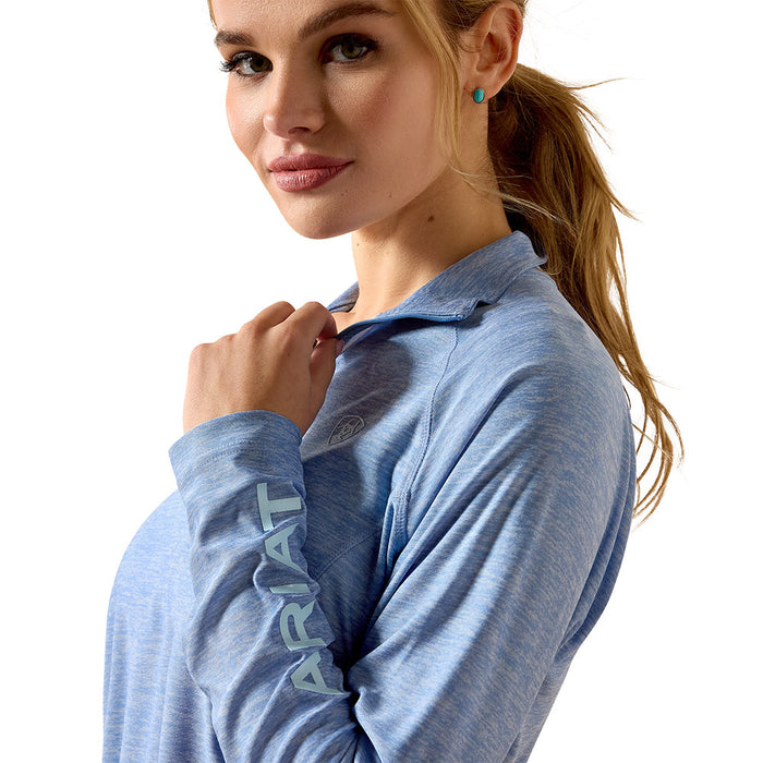 Ariat Women's Ashleigh Blue 1/4 Zip Top