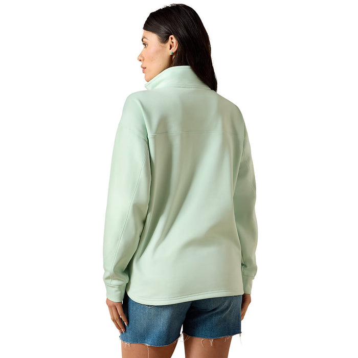 Ariat Women's Dusty Aqua 1/2 Zip Breeze Sweatshirt
