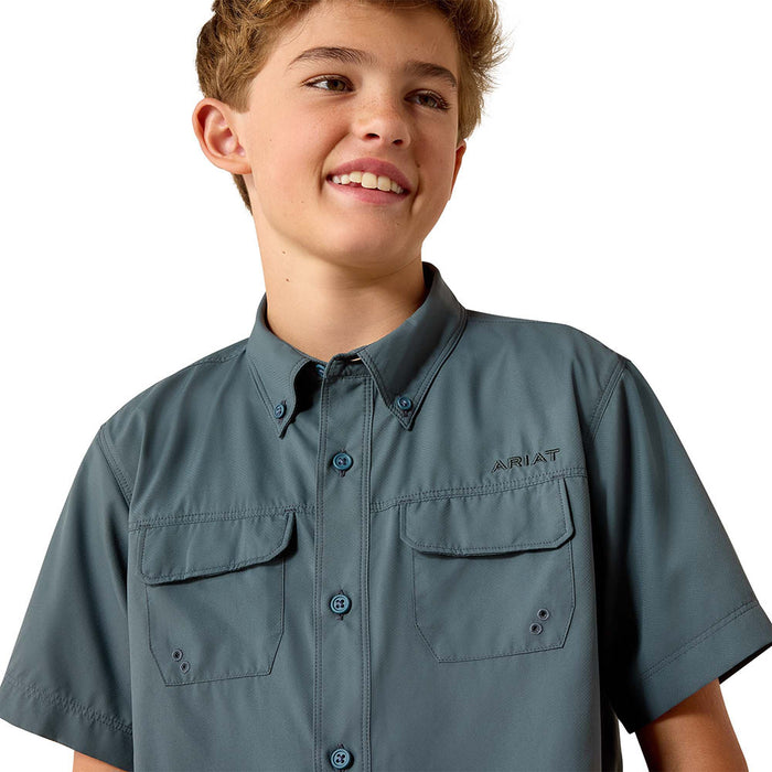 Ariat Boy's Dark Slate VentTek Outbound Shirt