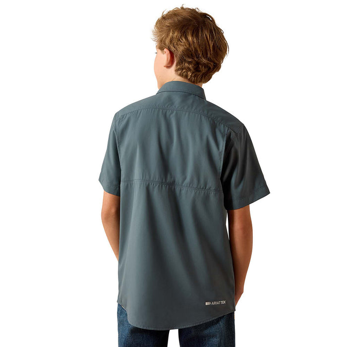 Ariat Boy's Dark Slate VentTek Outbound Shirt