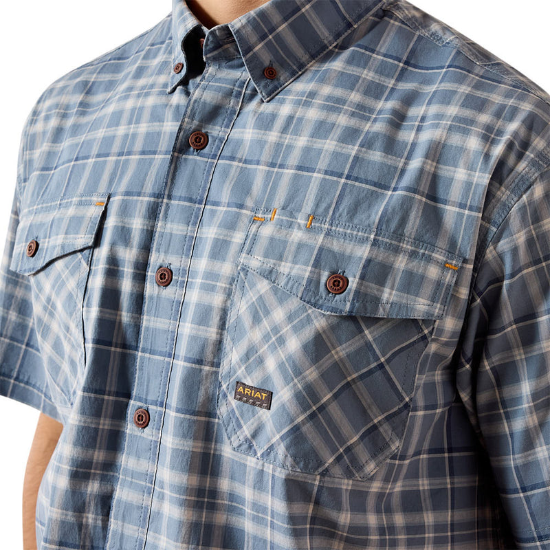 Ariat Men's Rebar Made Tough Dark Denim Shirt