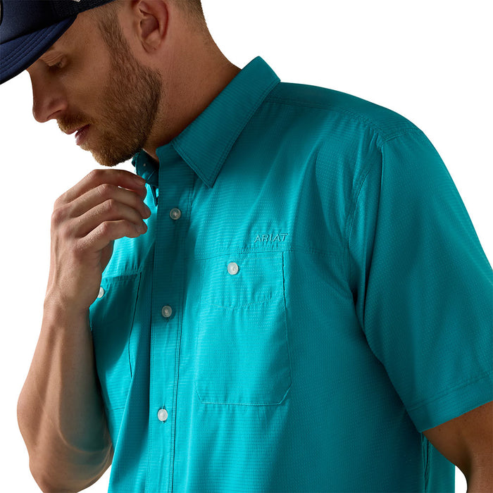 Ariat Men's Maui Blue 360 Flow Classic Shirt