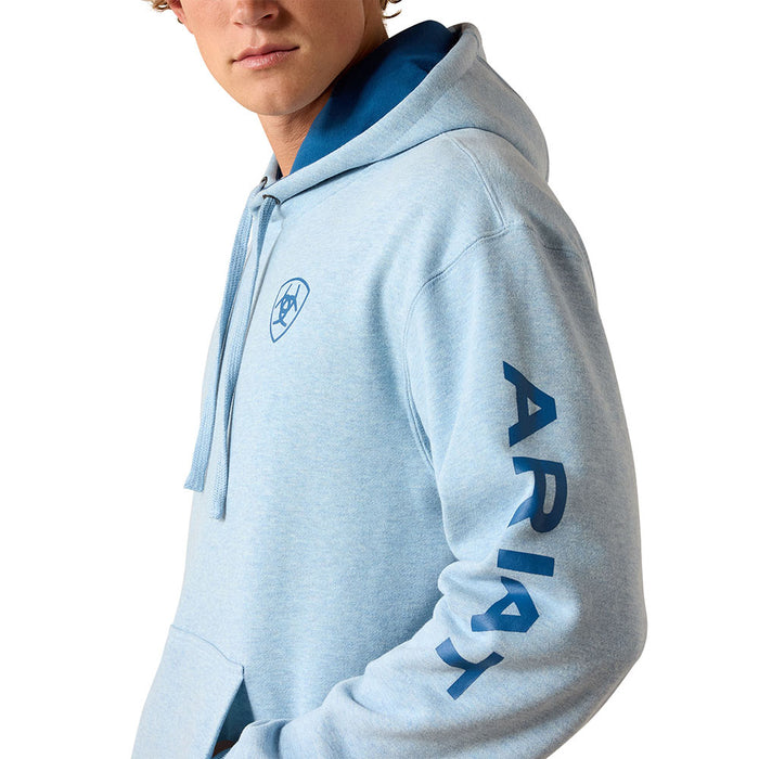 Ariat Men's Blue Logo Hoodie