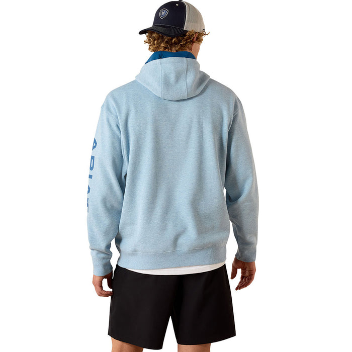 Ariat Men's Blue Logo Hoodie