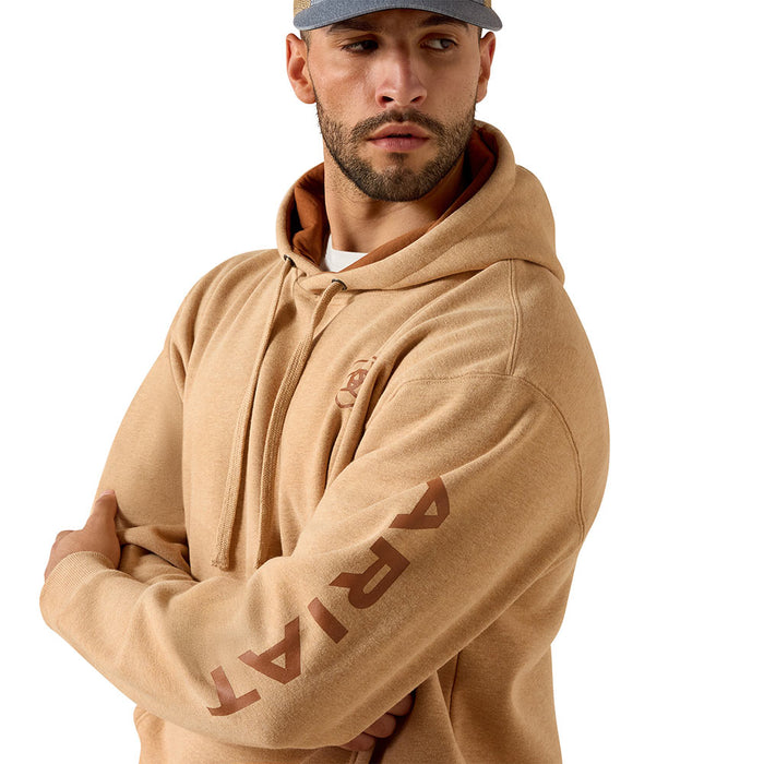 Ariat Men's Tan Logo Hoodie