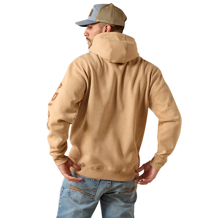 Ariat Men's Tan Logo Hoodie