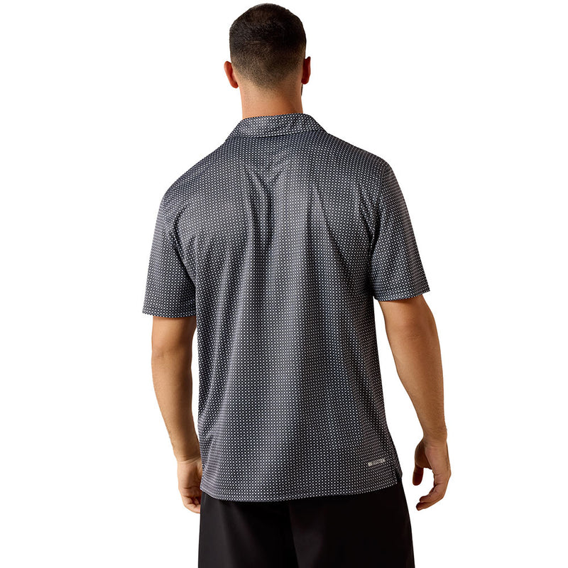 Ariat Men's Sky Rocket Pinwheel Geometric Print Polo