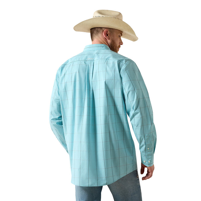 Ariat Men's Pro Series Blue Elixir Plaid Platt Shirt