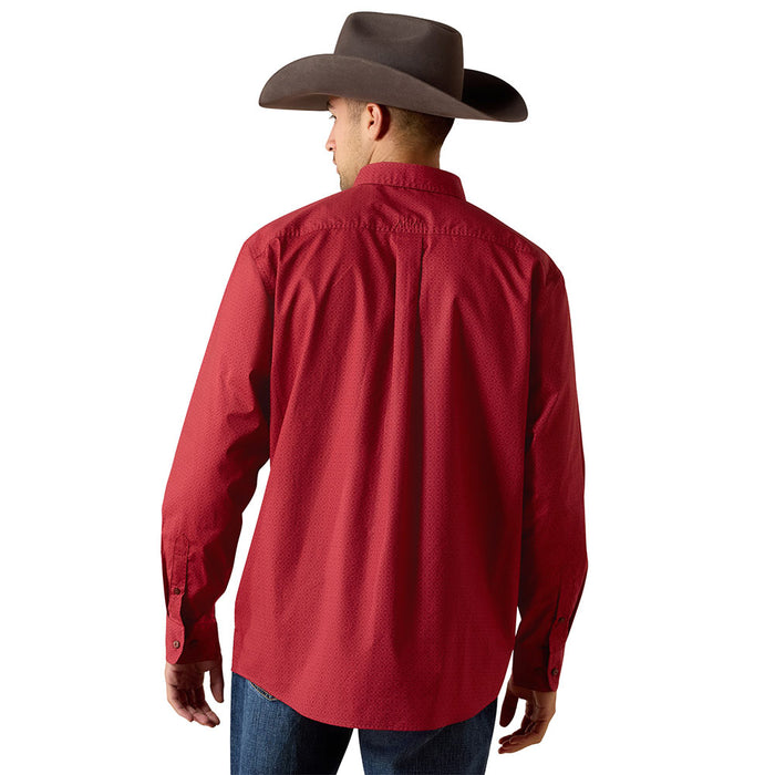 Ariat Men's Brick Red Tito Classic Fit Shirt