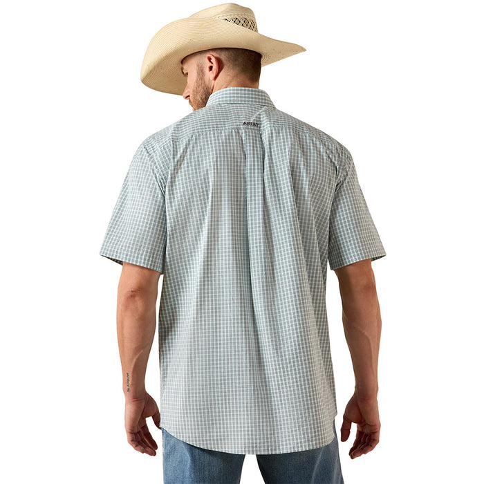 Ariat Men's Blue Elixir Plaid Pro Series Proctor Shirt