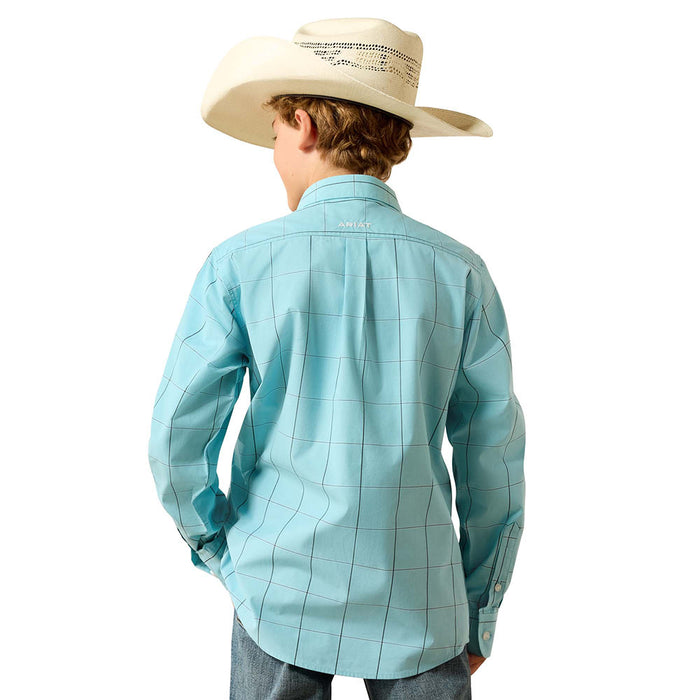 Ariat Boy's Blue Elixir Plaid Shirt