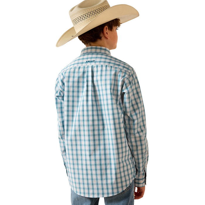 Ariat Boy's Corsair Plaid John Shirt