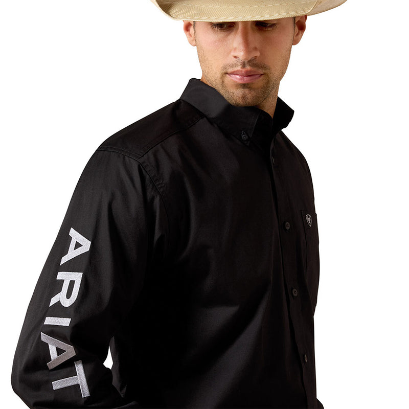 Ariat Men's Team Logo Black & Grey Shirt