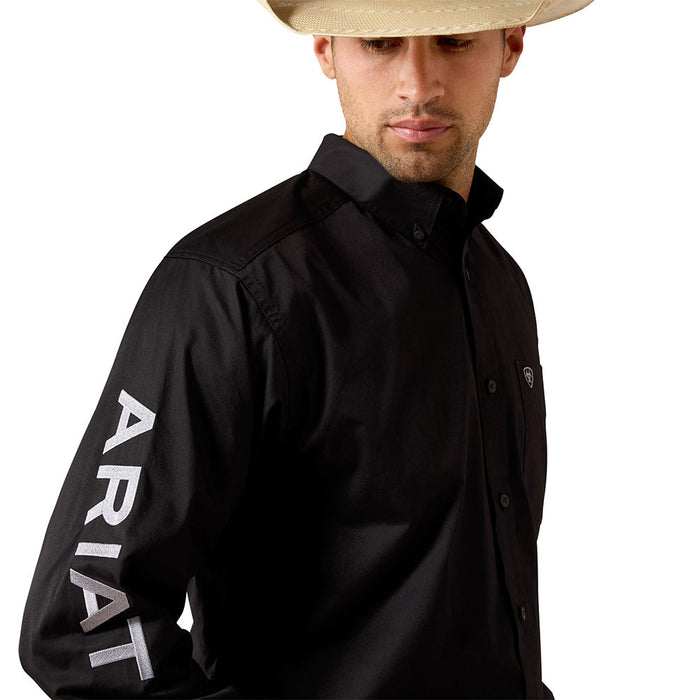 Ariat Men's Team Logo Black & Grey Shirt