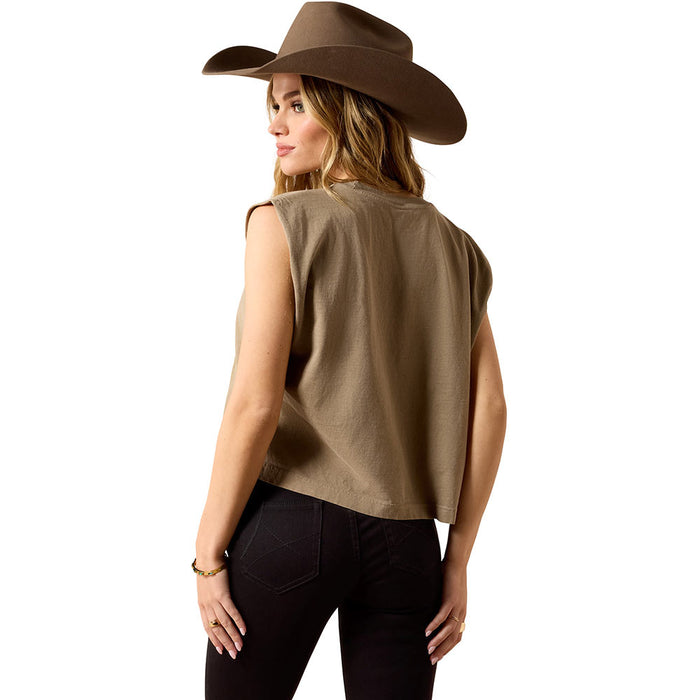 Ariat Women's Bandana Rider Brown Muscle Tank