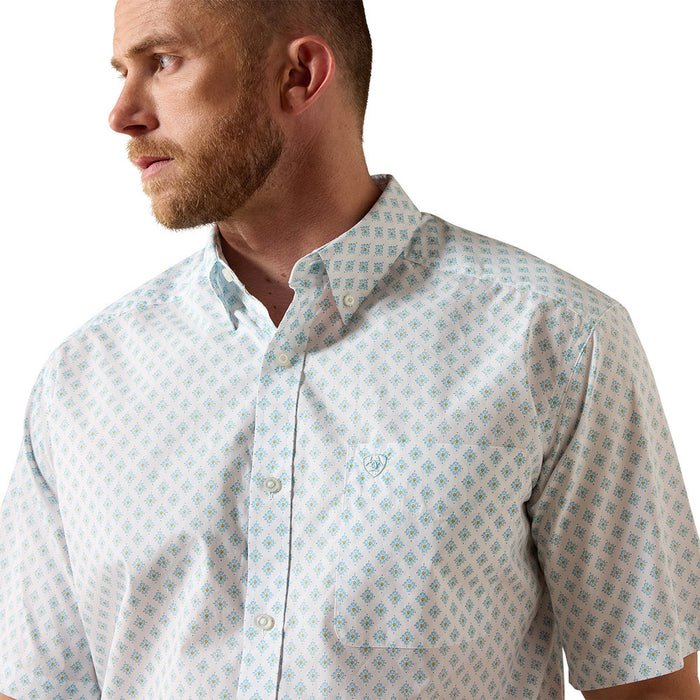 Ariat Men's White Medallion Packert Shirt