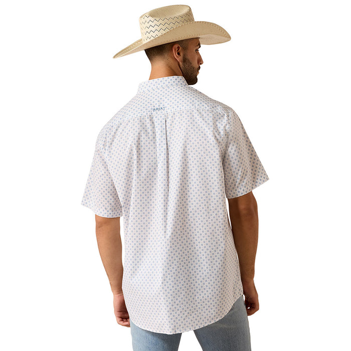 Ariat Men's Tenzin White Medallion Print Shirt